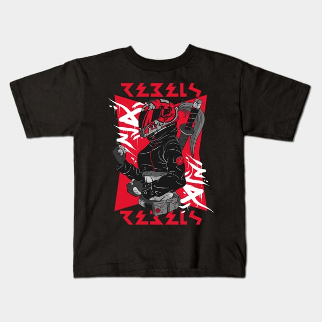 Rebels Kids T-Shirt by Mad Art